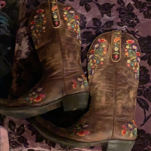 Old gringo floral embroidered boots - Picture 6 of 8